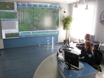 Ситуационный центр Управления радиоконтроля, Москва